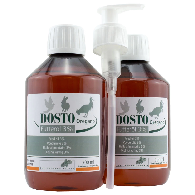 Dosto Oregano Futteröl 3% 600ml 3 Dosto Oregano Futteröl 3% 600ml