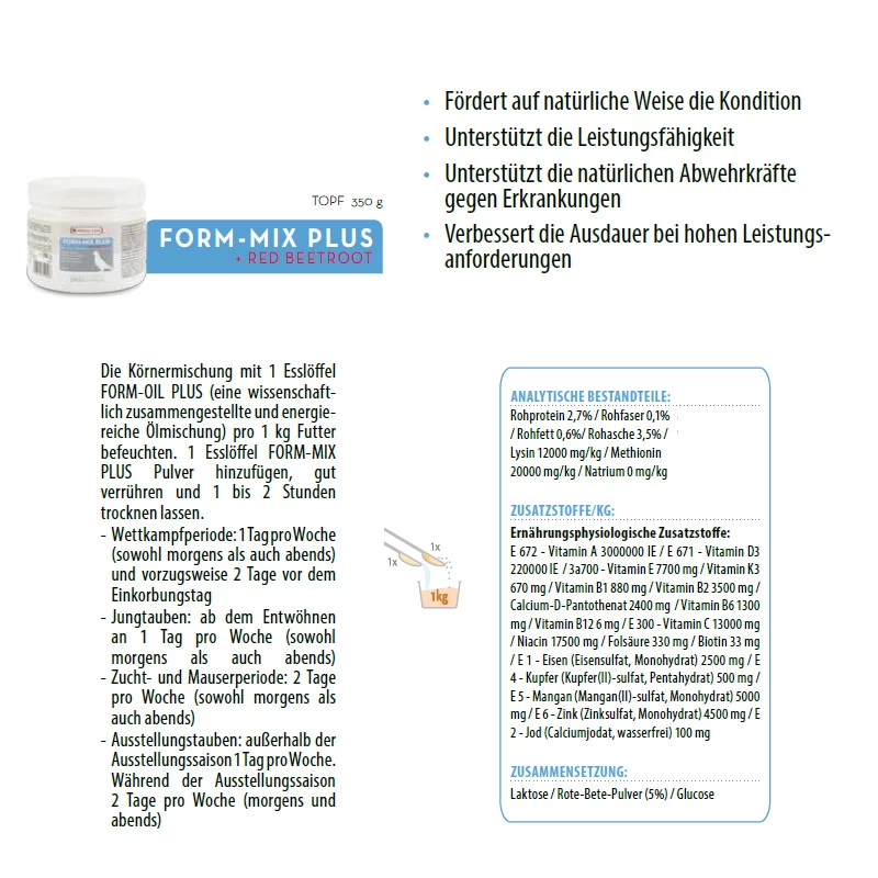 Oropharma Form-Mix Plus 350g 4 Oropharma Form-Mix Plus 350g – Bild 2